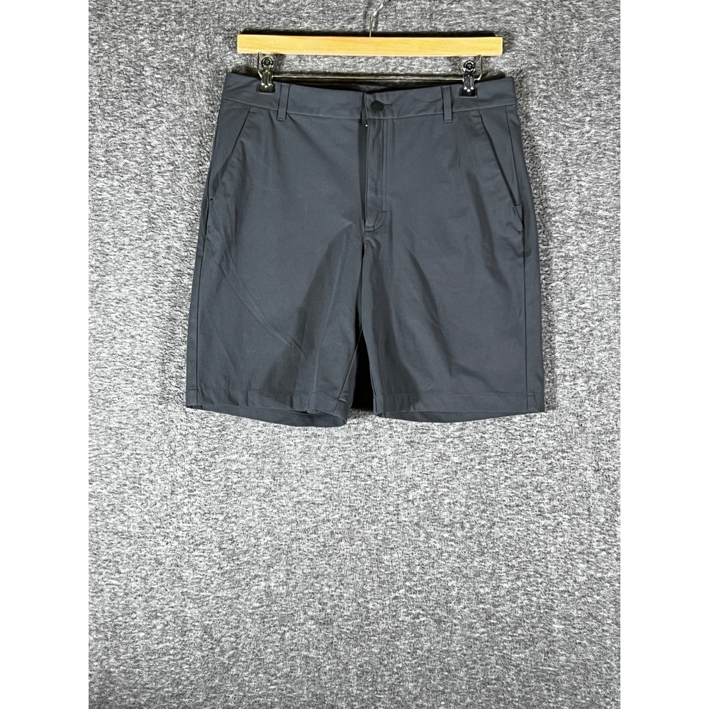 VRST Mens Commuter Short 9 Inch Graphic Charcoal Grey 4-Way Stretch Size 36 NEW